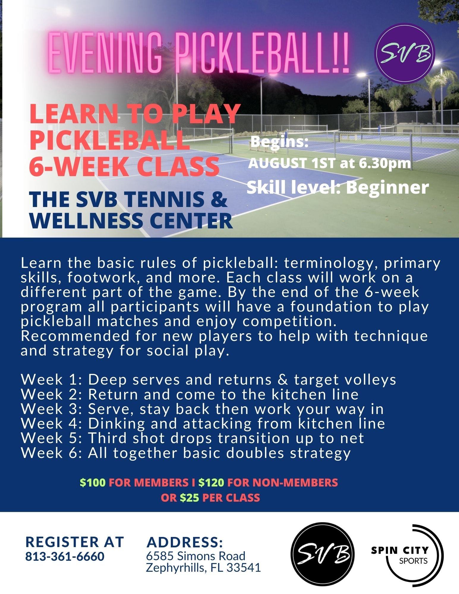 Learn to play Pickleball