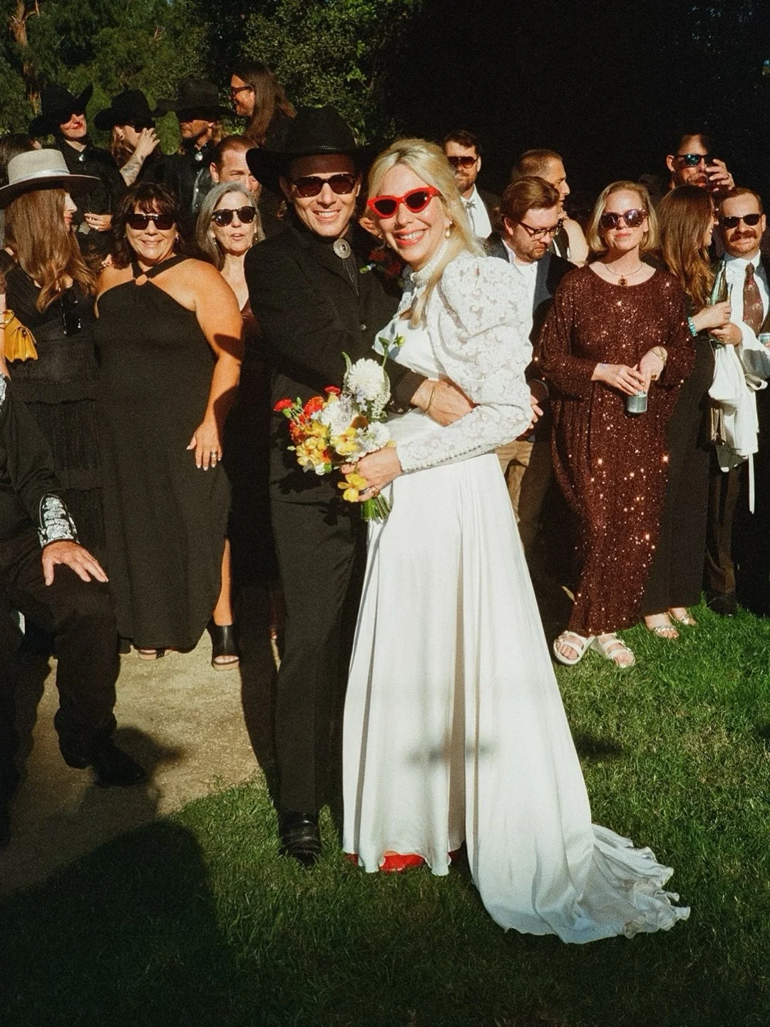 In praise of the Canon Autoboy + Kodak portra 400 probably 🧡 Beth + Brice fun fun fun