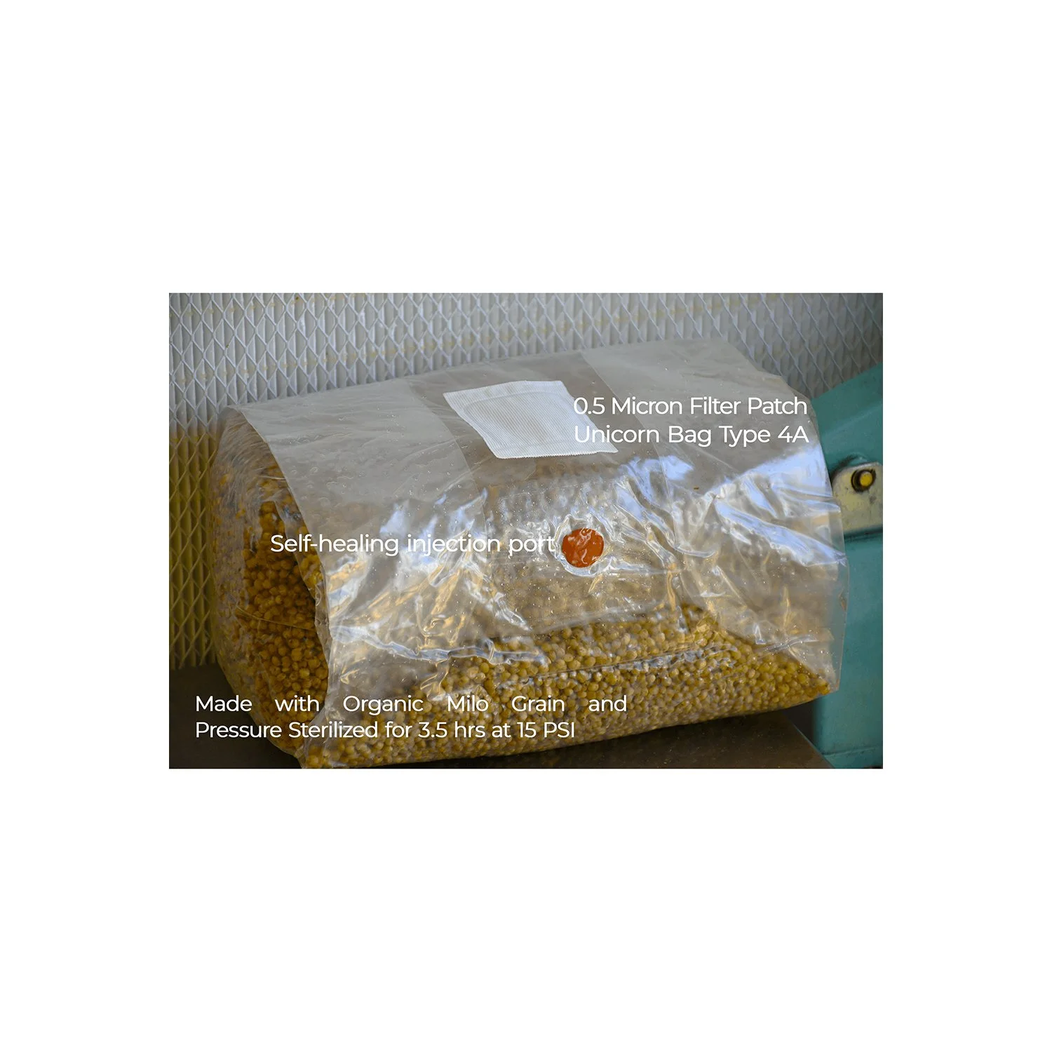 Organic Milo Grain Pressure Sterilized - 3 lbs
