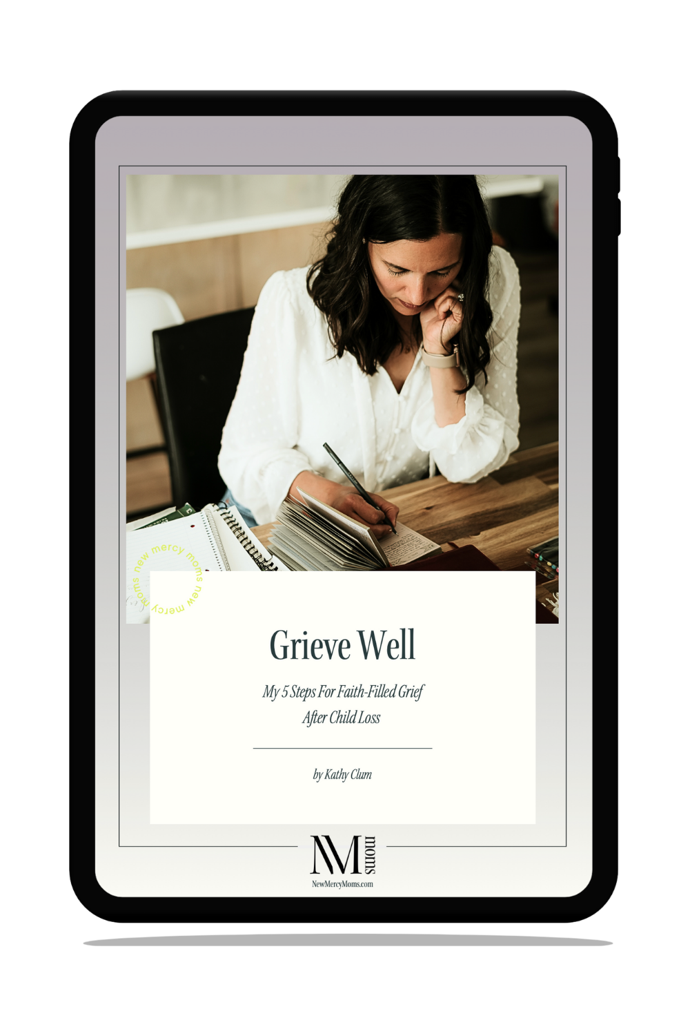 Grieve Well ipad mockup