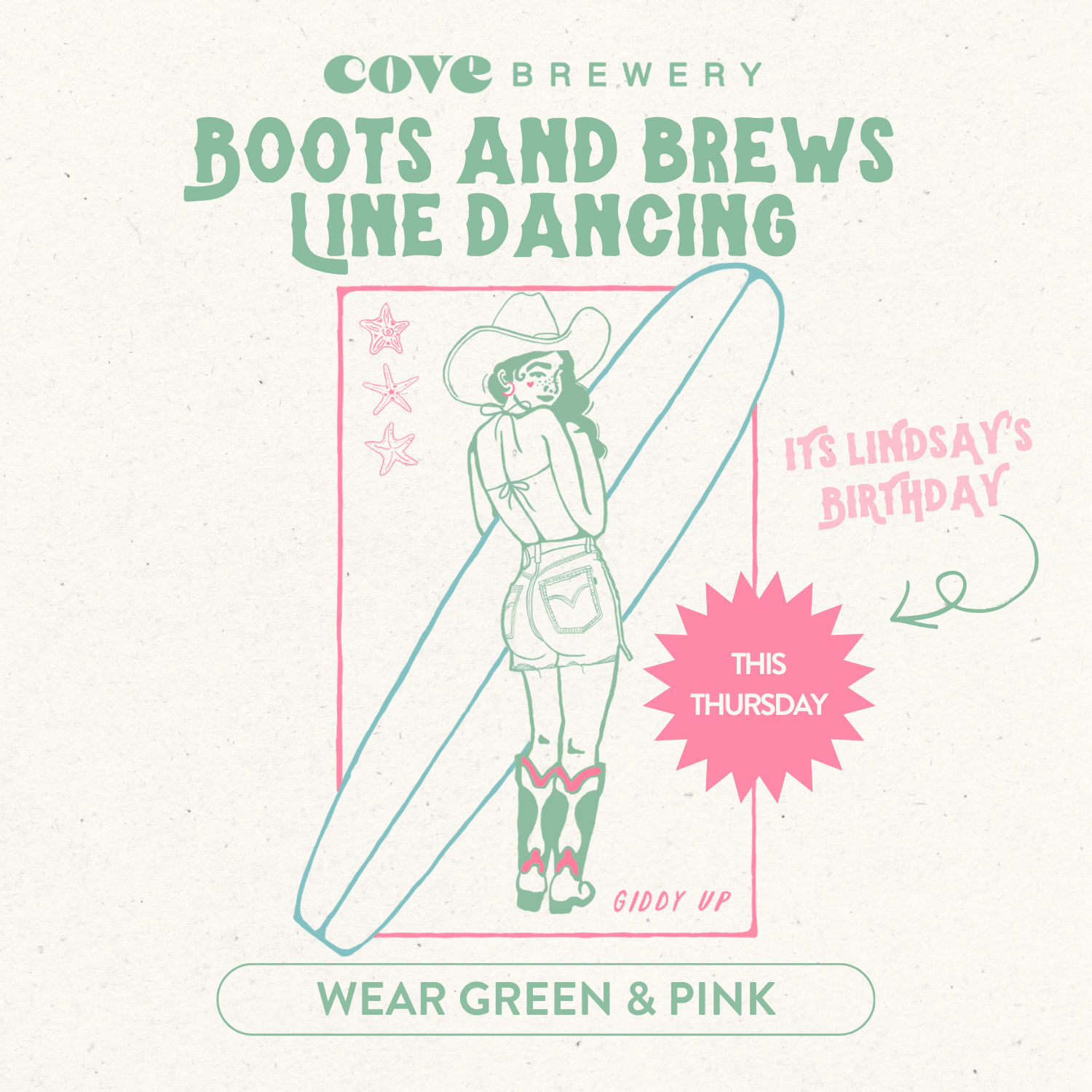 Boots &amp; Brews Line Dancing | It’s Lindsay’s Birthday