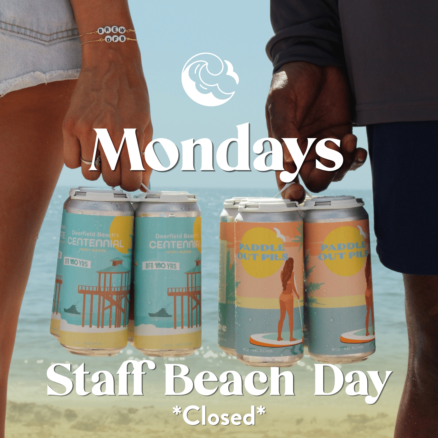 Mondays | Staff Beach Day