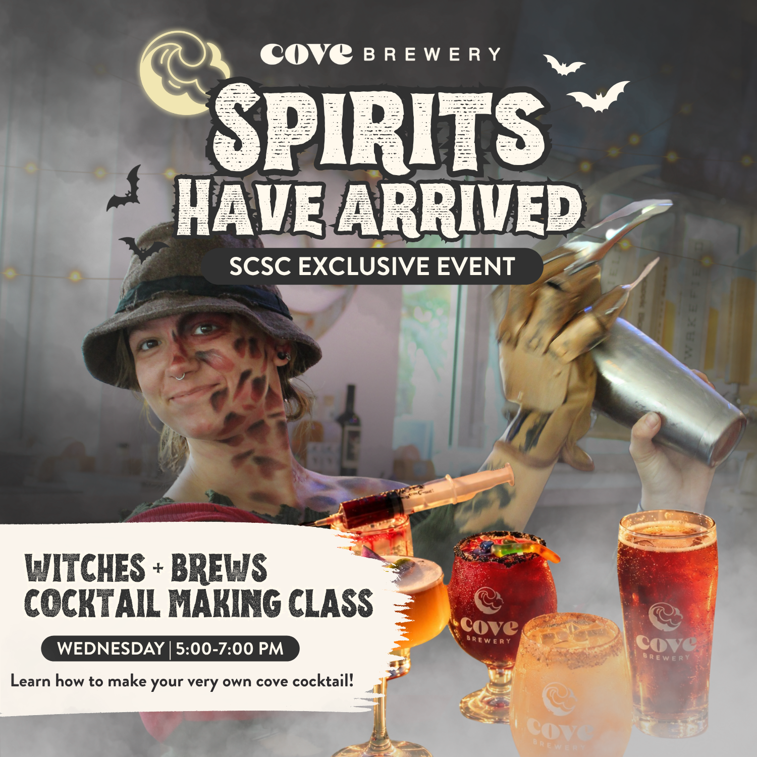 Witches + Brews Cocktail Making Class | SCSC Exclusive