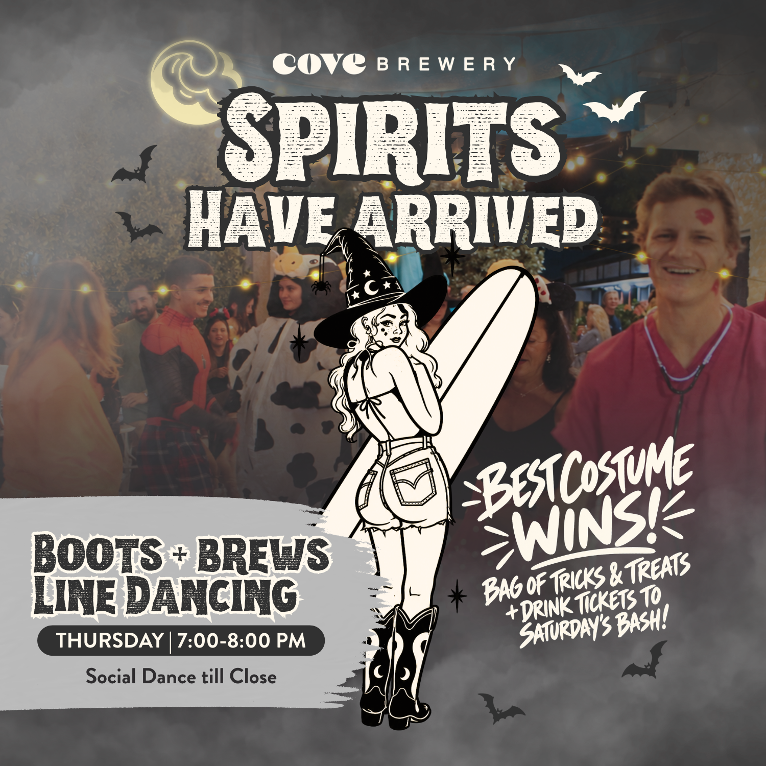 Boots + Brews Line Dancing | Spirits Have Arrived