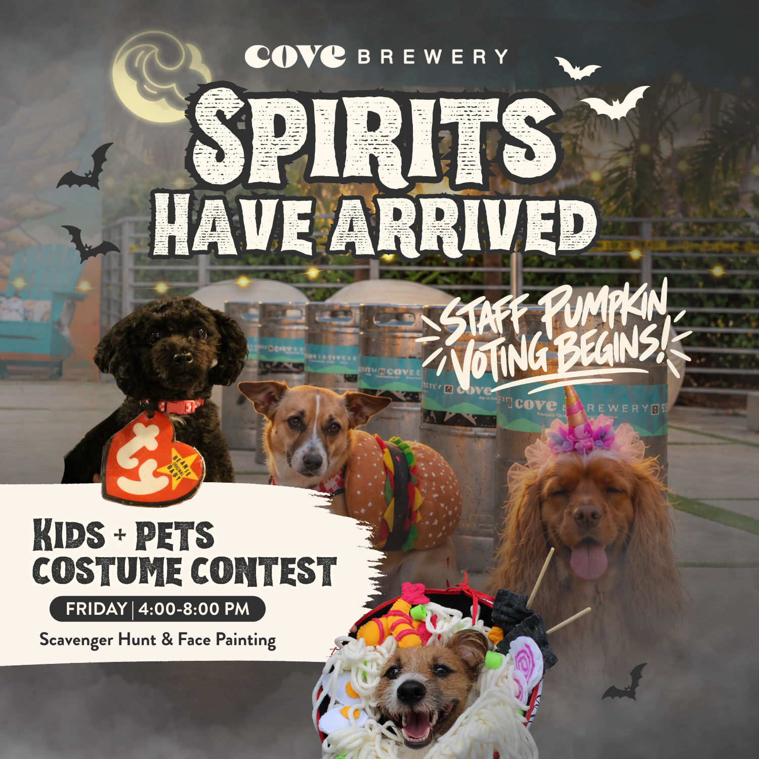 Kids + Pets Costume Contest | Spirits Have Arrived