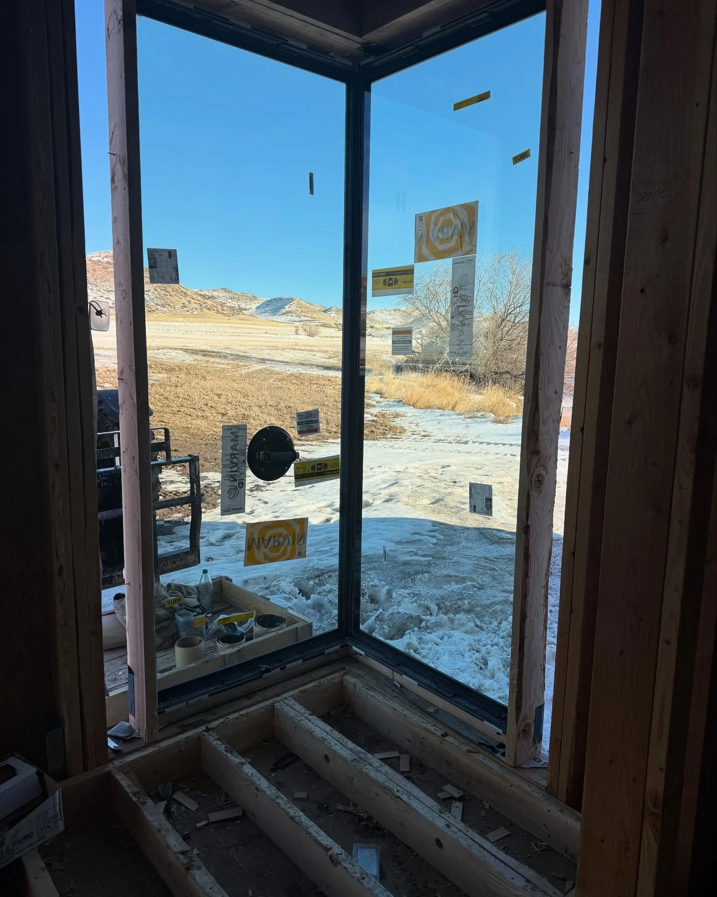 Window install!!!! #interiordesign #frenchcountrystyle #wyomingliving #marvinwindows