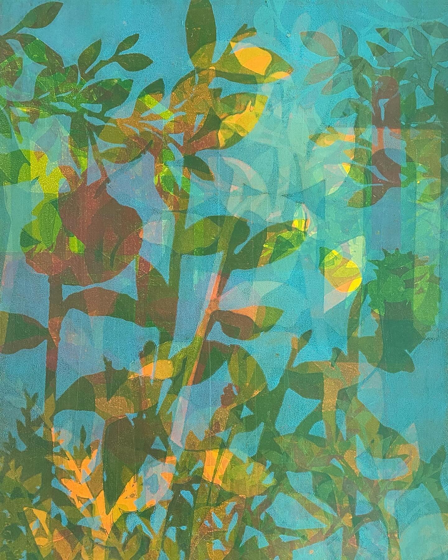 Passage Into the Blue is SOLD! 🔴 
One of my favorites, this is a monotype and cold wax on paper on panel, 30 x 22&nbsp;in., sold to a dear friend and new collector near Atlanta, GA.  I am so happy that she will see it everyday 💚 
#curators #artadvi