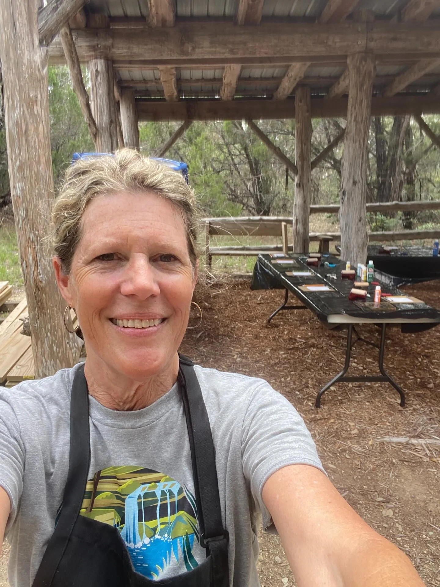 So excited to share the beauty in the details at the art workshop today at Wild Basin!

It&rsquo;s a full session and we are ready! Hands-on with nature #drawing&mdash;observing and sketching, transfer of design to a stencil, then #printmaking with #