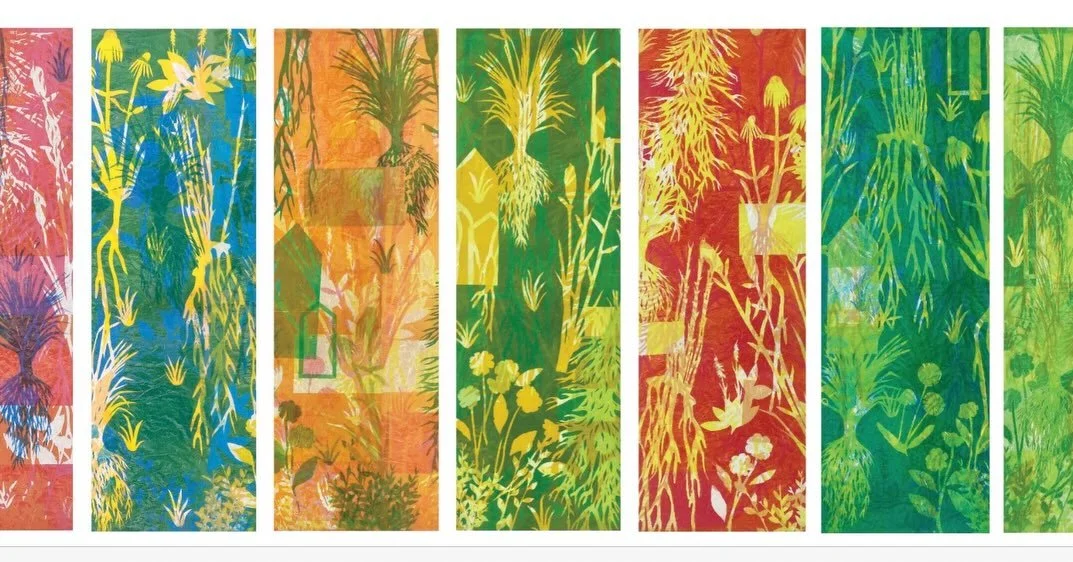 The Savannah College of Art and Design (SCAD) has acquired two of my large works for installation on campus! 

Fleeting Landscapes is a series of seven monotype on mulberry paper panels that celebrate the Blackland Prairies in Texas. (2024) Each meas