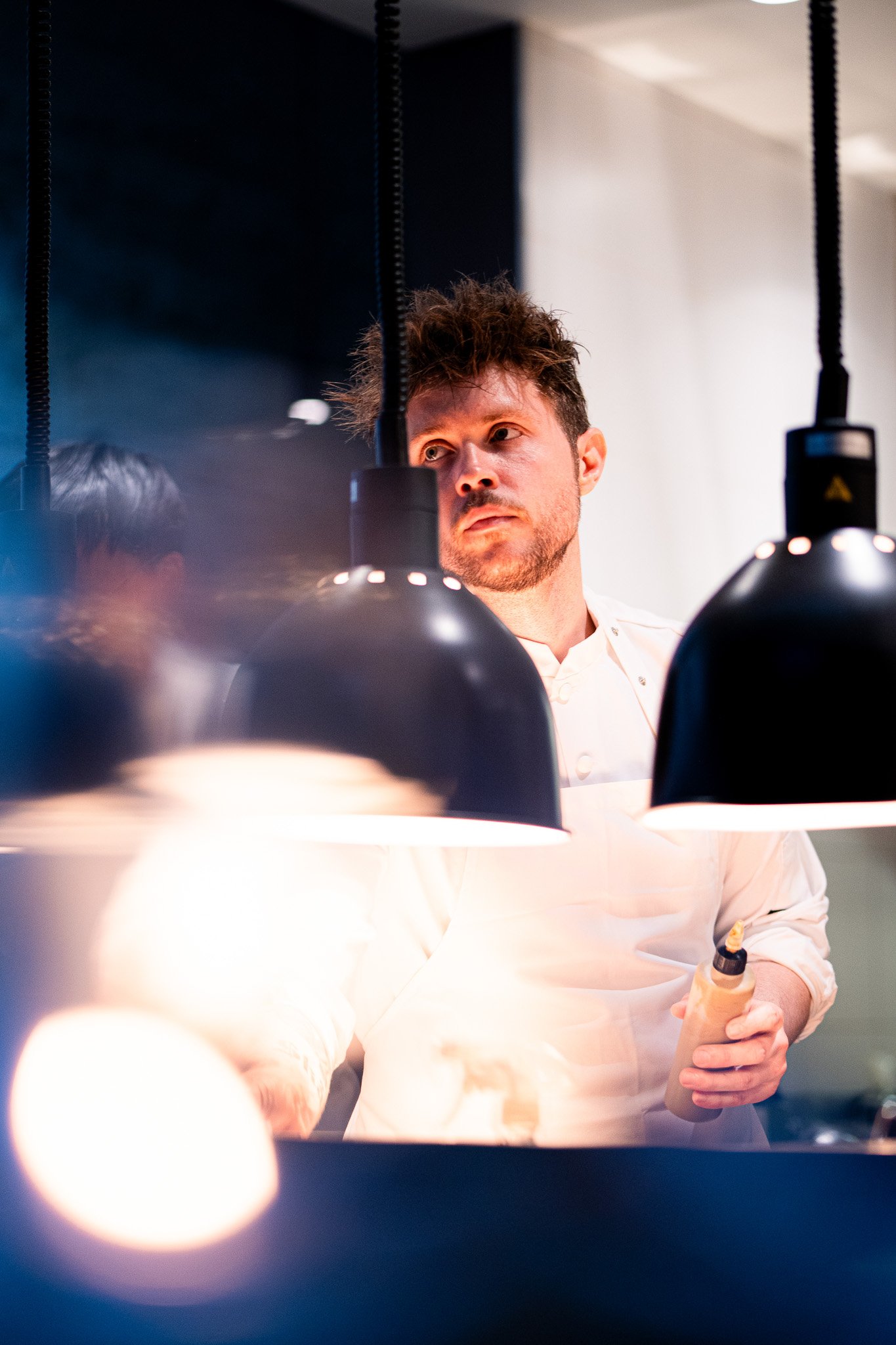 Chef John Wesley of the multi Michelin-starred Kiln in San Francisco, CA.