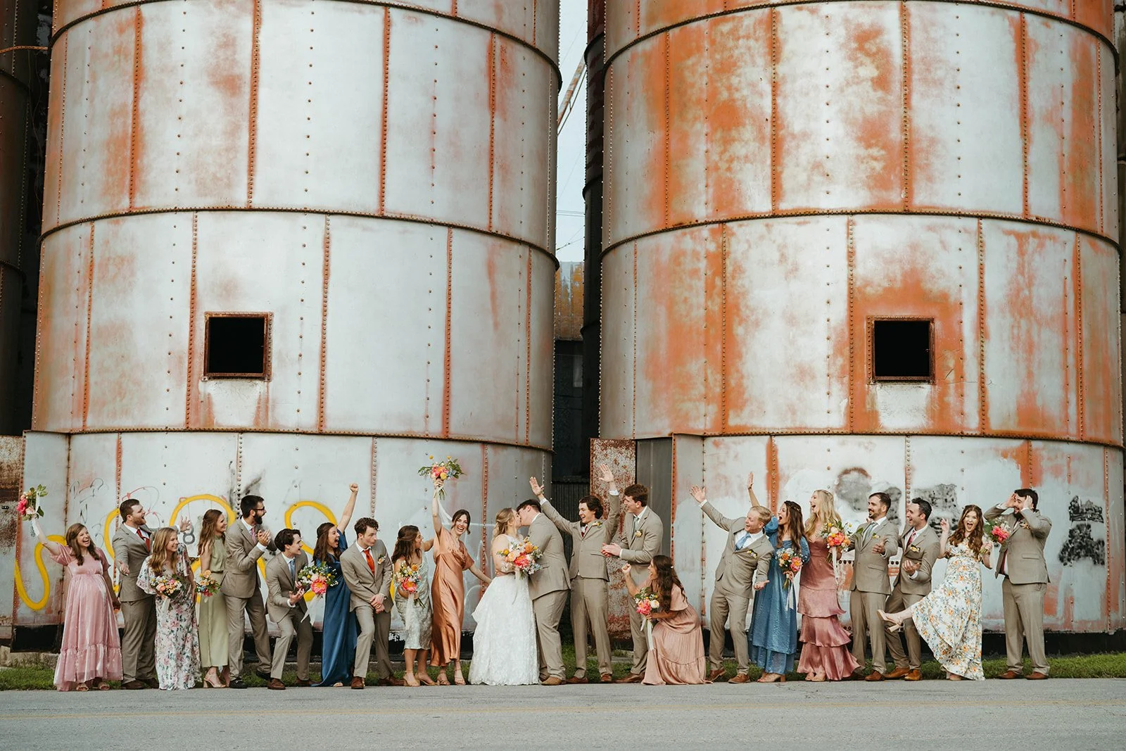 Wedding party photo by Mackenzie Doherty