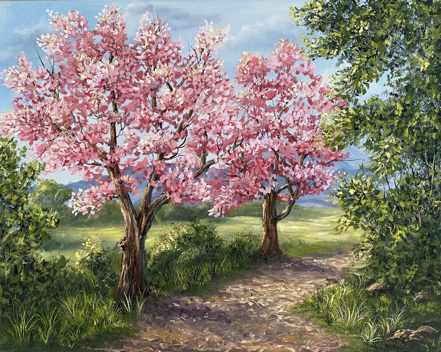Cherry blossoms” — Happy Cloud Art Studio
