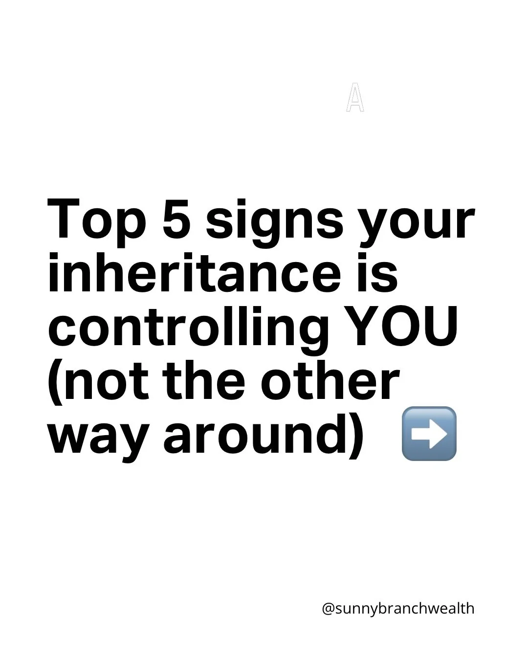 Worried you&rsquo;re making MAJOR inheritance mistakes? 

Comment &ldquo;GOALS&rdquo; to get a full breakdown of what your financial advisor *should* be doing for the money you pay them. 

Because if you don&rsquo;t know, there&rsquo;s a good chance 
