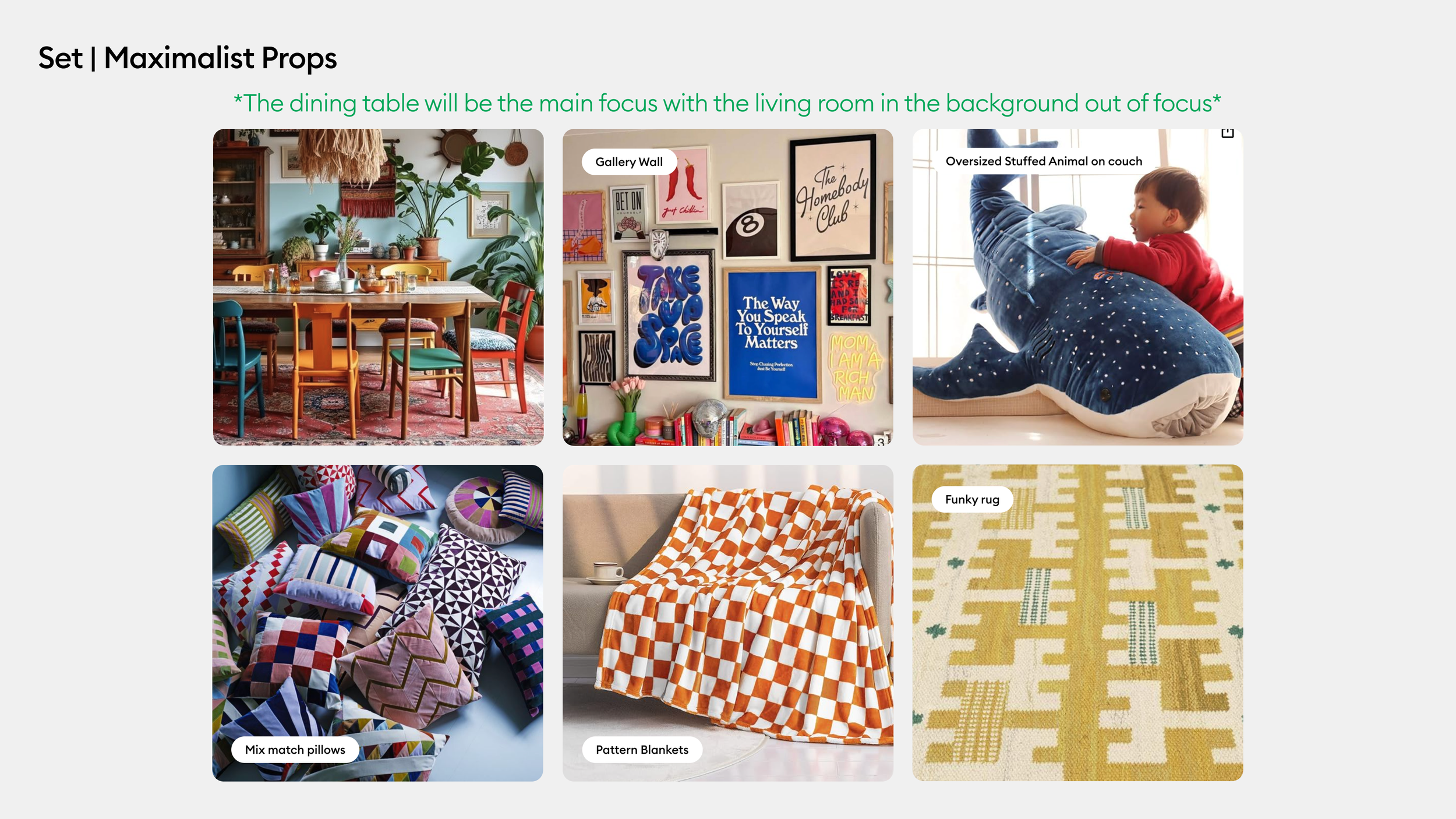 Prop Mood Board – Living Room