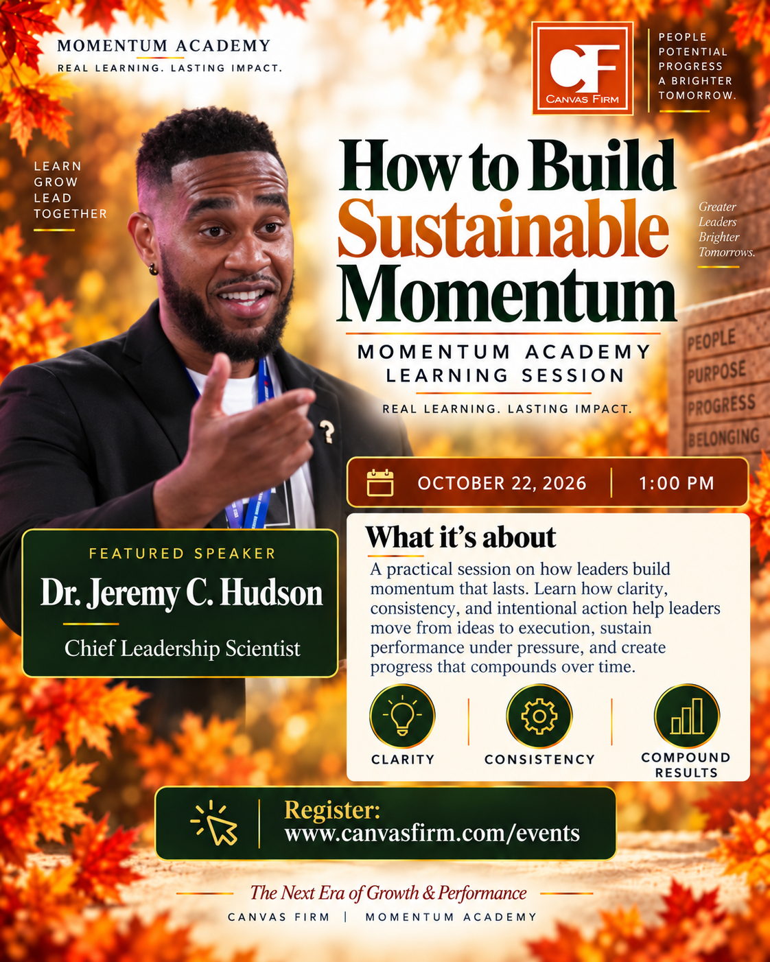 How to Build Sustainable Momentum