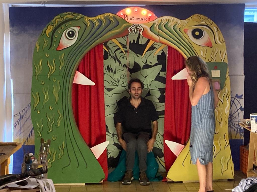 'Photomaton' set for Antoine Granier. 2023. 