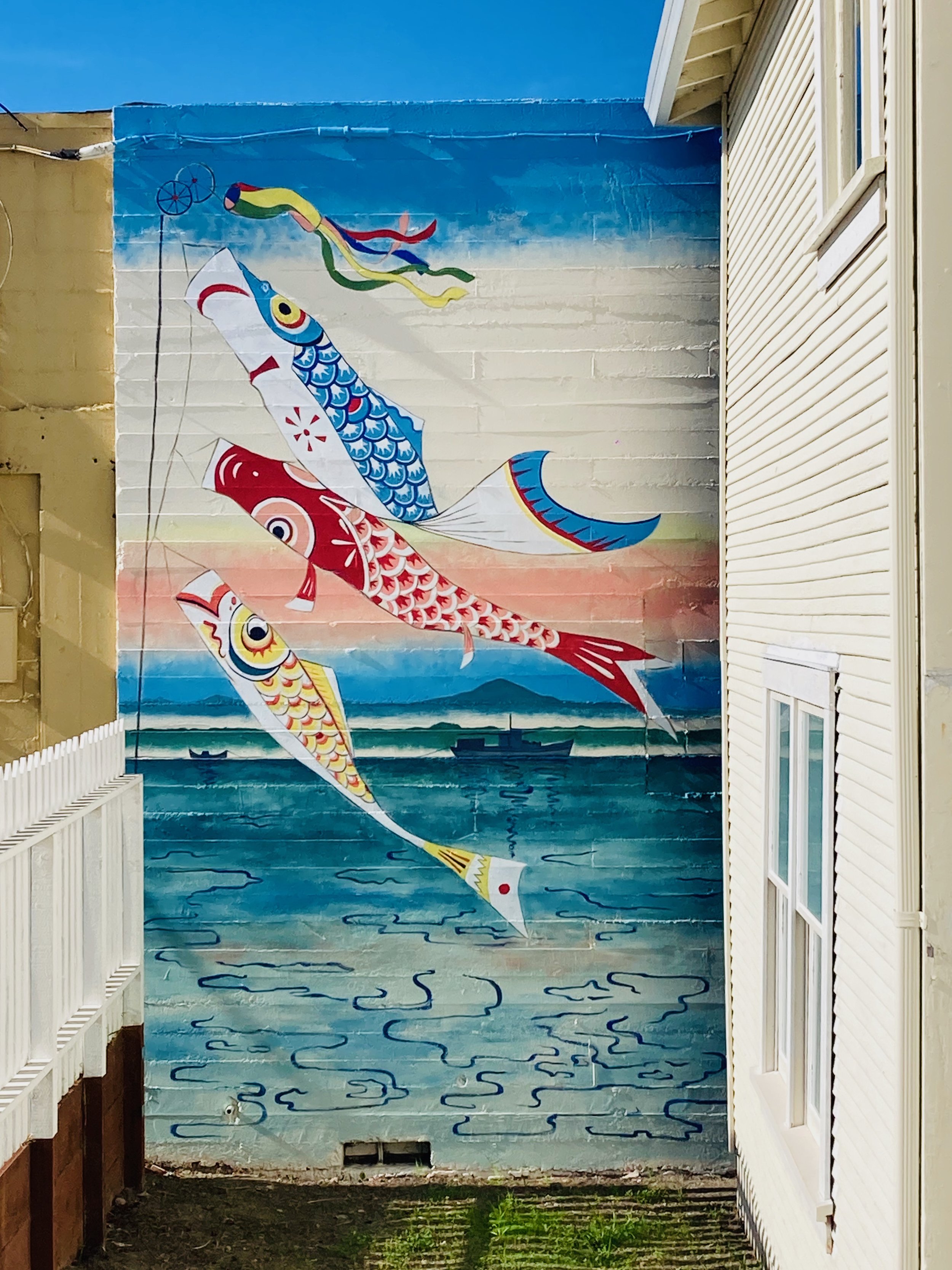 Mural for the Japanese American Citizen's League. 2023. Monterey, California. 