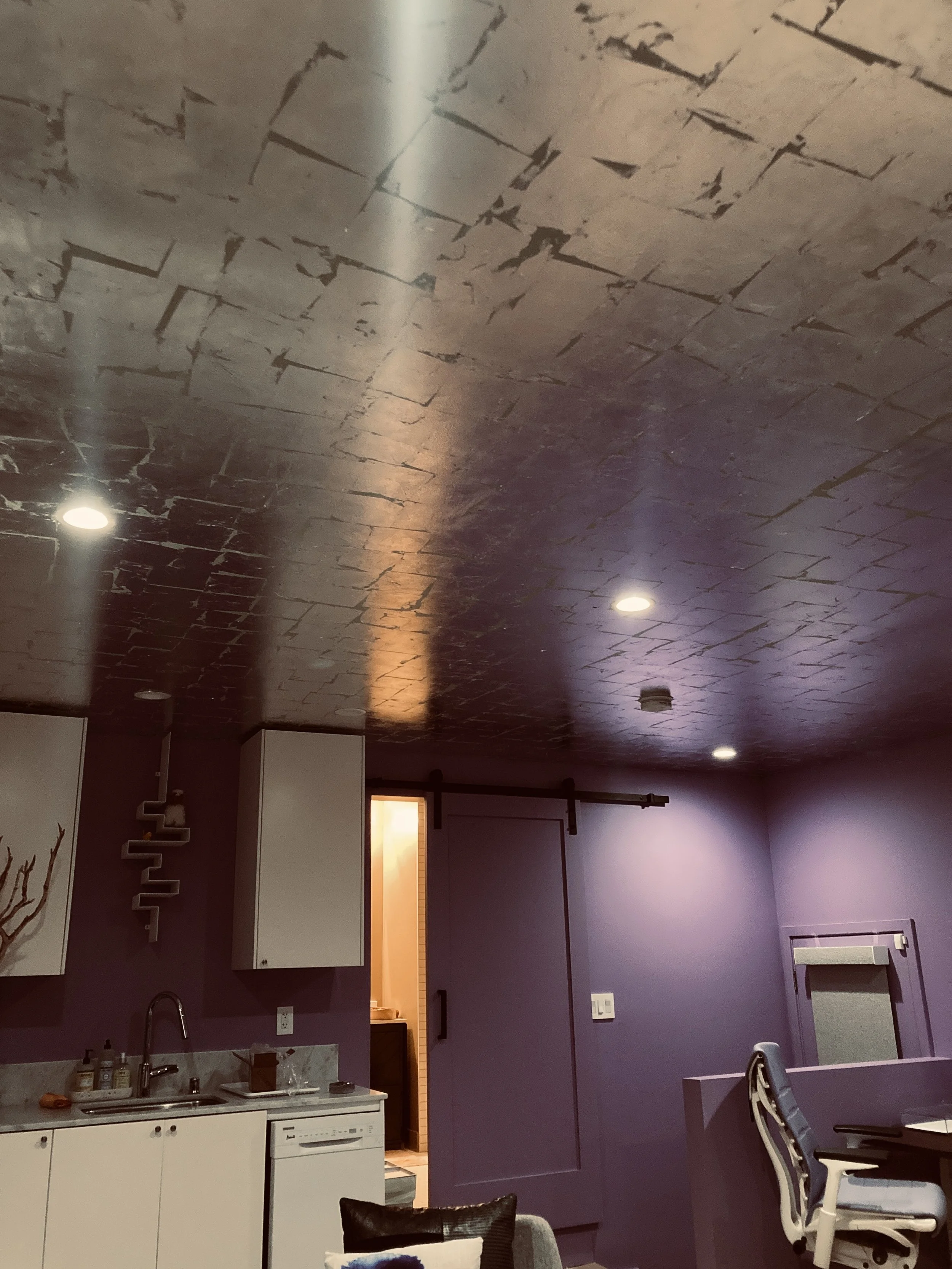 Silver leafing on ceiling in Los Angeles, CA (2026)