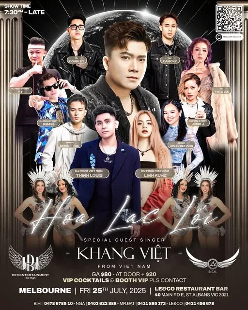 KHANG VIỆT Australia Tour 2025 MELBOURNE