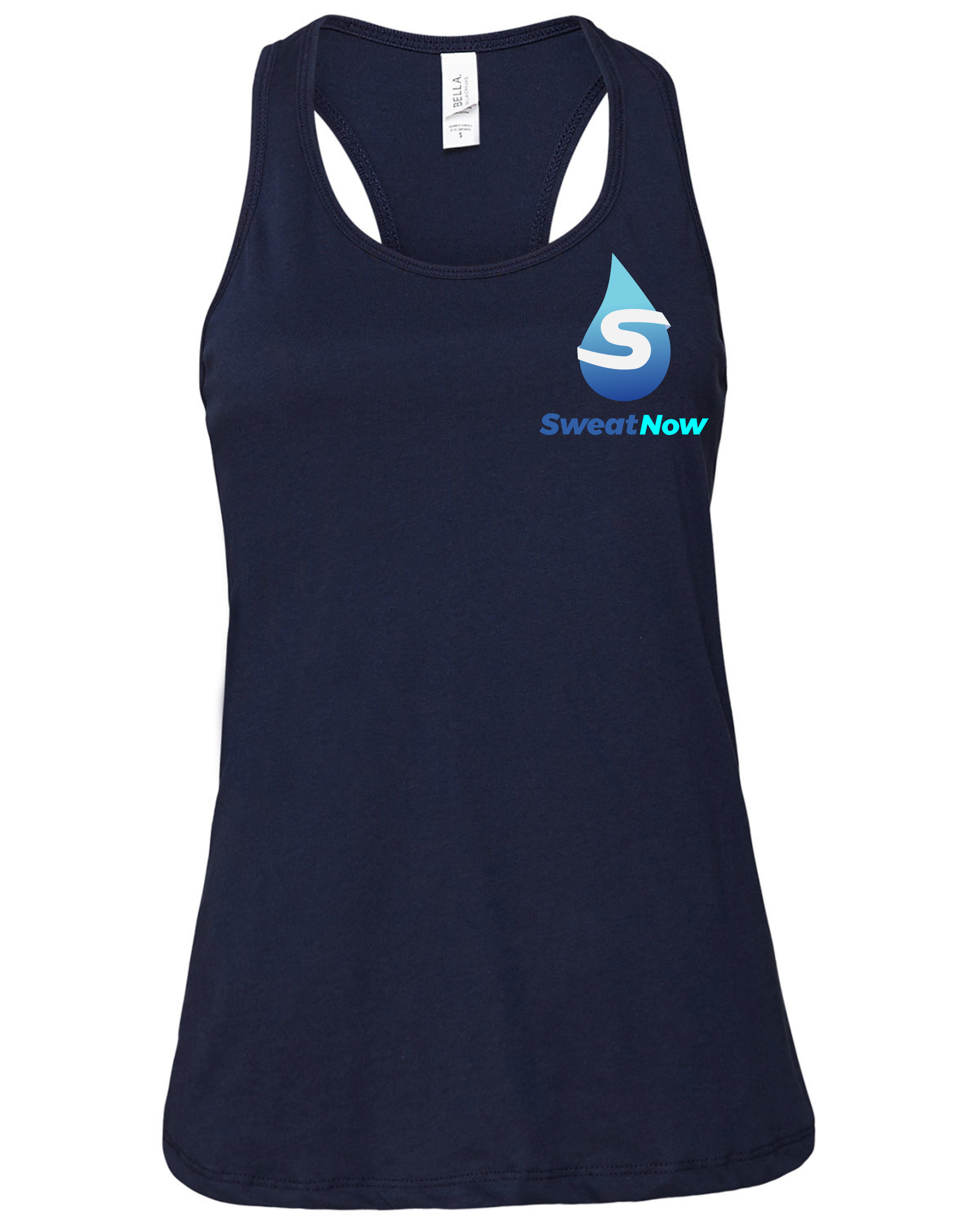 Andrea SweatNow Tank Top Navy Front.png
