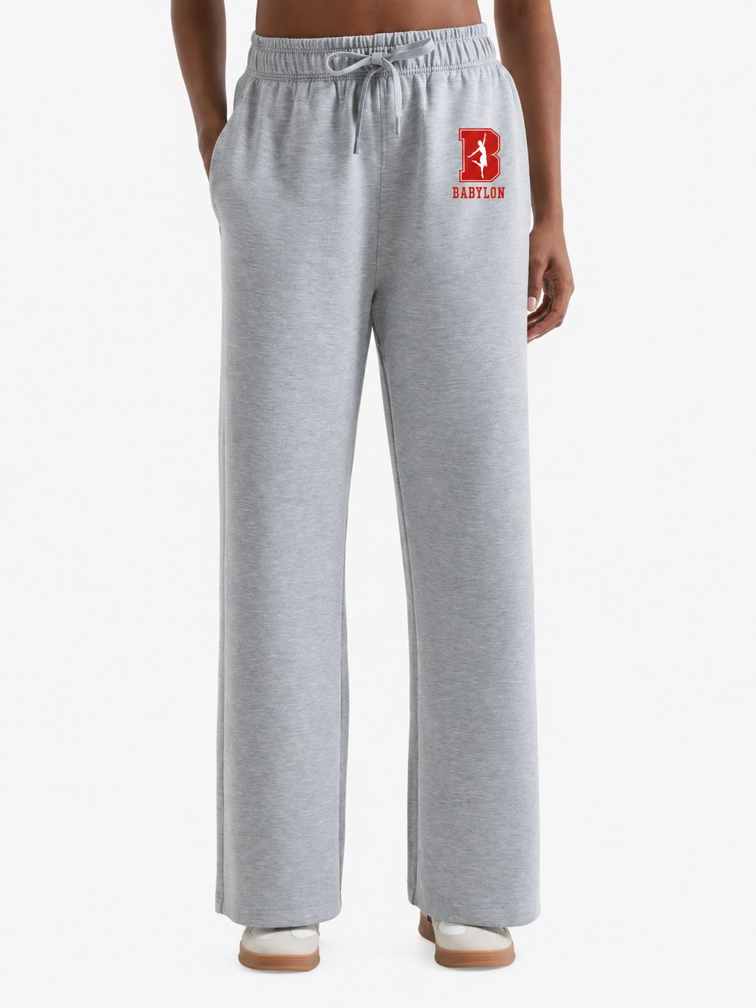 Sweatpants w/Wide Open Bottom
