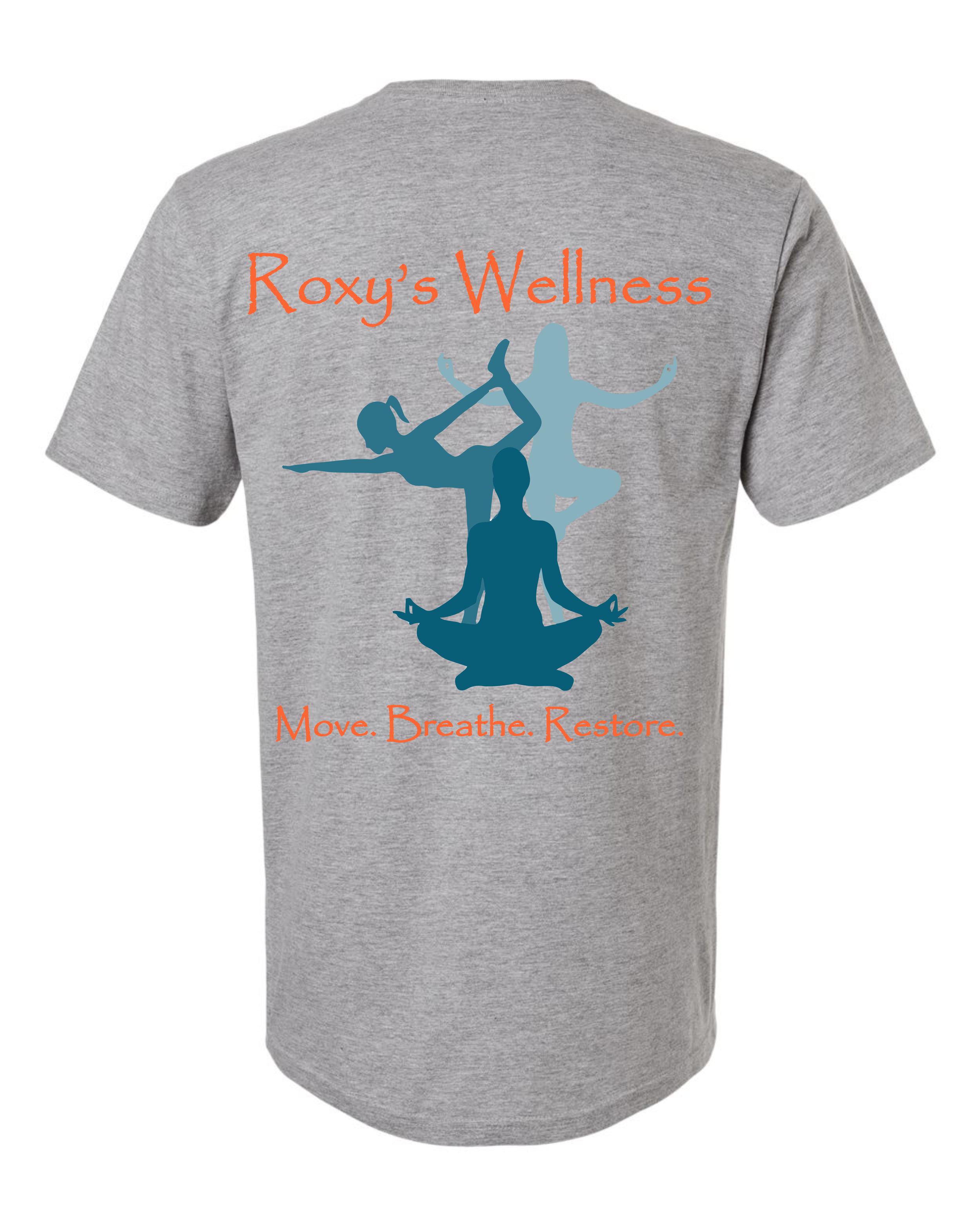 Gray T-Shirt Back Blue Design.png