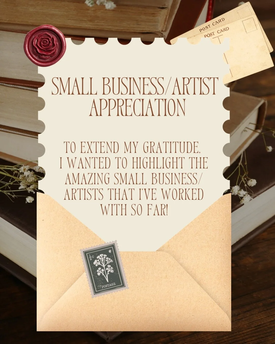 Small business/artist appreciation post ✨

I wanted to share all the wonderful artists and amazing small business I&rsquo;ve worked with that have contributed to my author journey, and give them a special shout out. 
I highly recommend visiting or wo