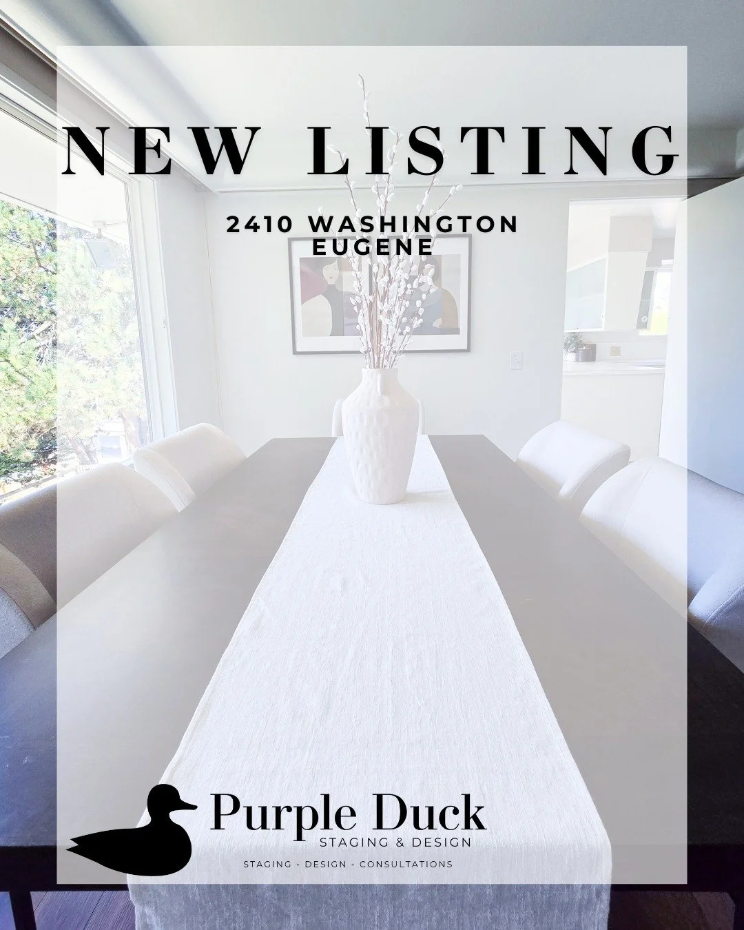 We loved staging this College Hill area home with fantastic views, beautiful MCM flair, and 2 separate living areas! 

We leaned into the home's aesthetic by bringing in pieces with that MCM feel, and focused on drawing attention to the lovely views,