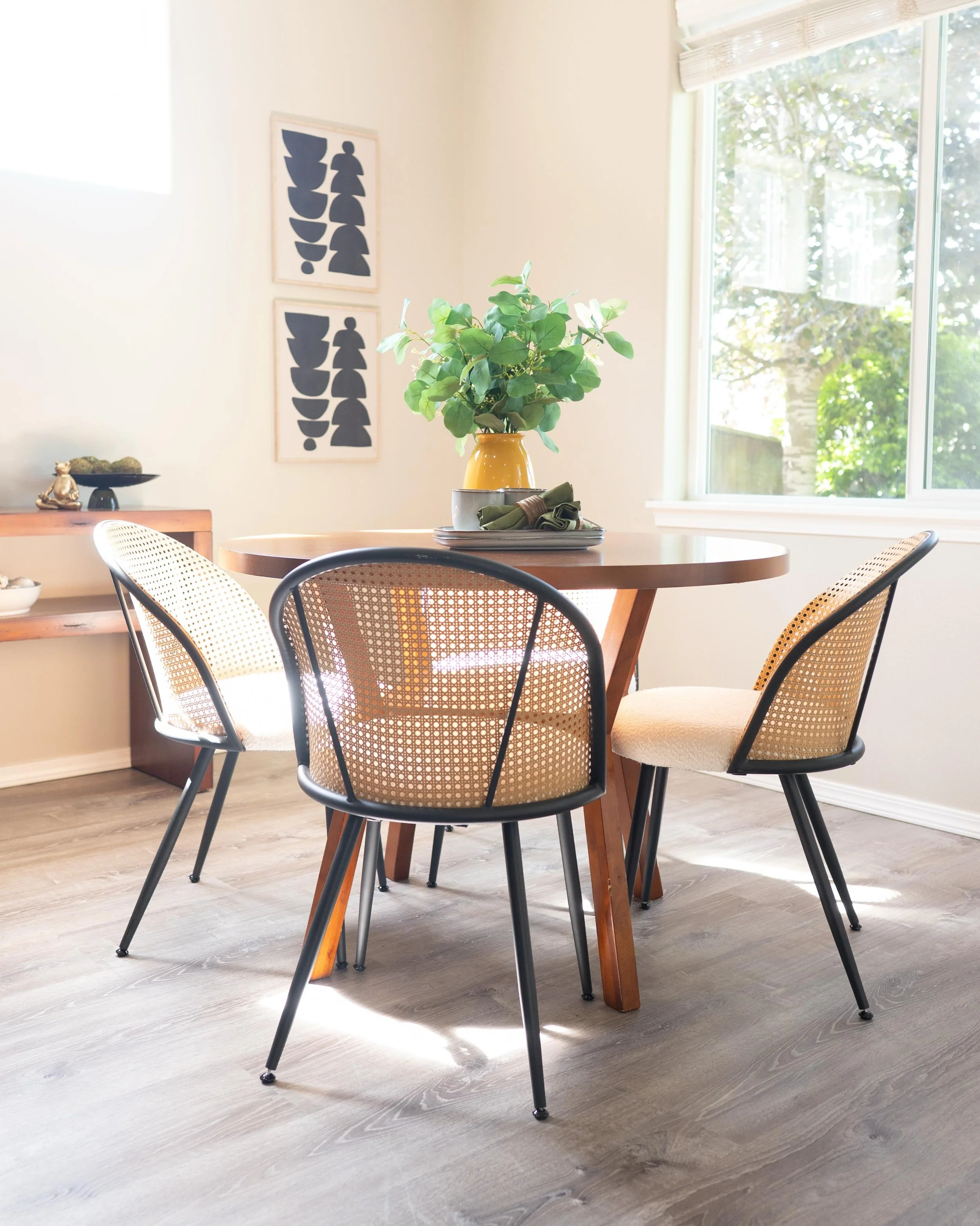 Cute house, big impact.
For homes with familiar layouts, thoughtful staging is what sets them apart. We layered in warmth, color, and appropriately scaled pieces to make the space feel inviting, functional, and easy to fall in love with.

It&rsquo;s 