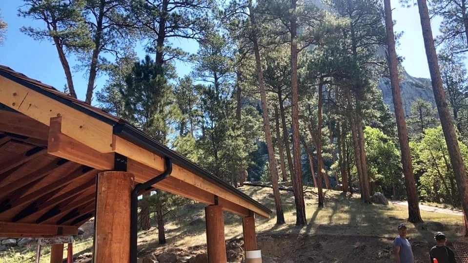 Gutters installed by Vazquez Garage Doors and Gutters by Devils Tower, Wyoming