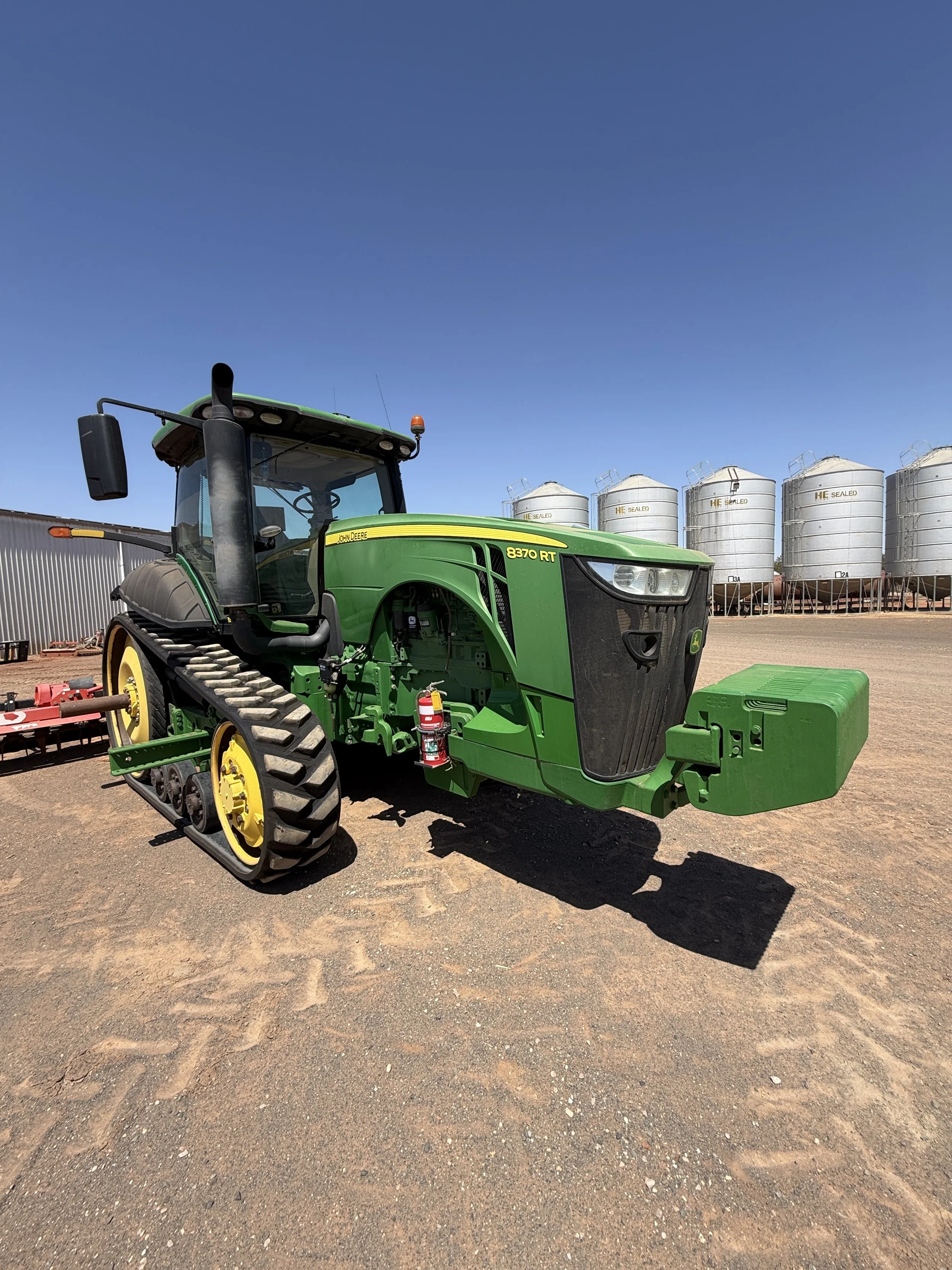 John Deere 8370RT Track Machine.