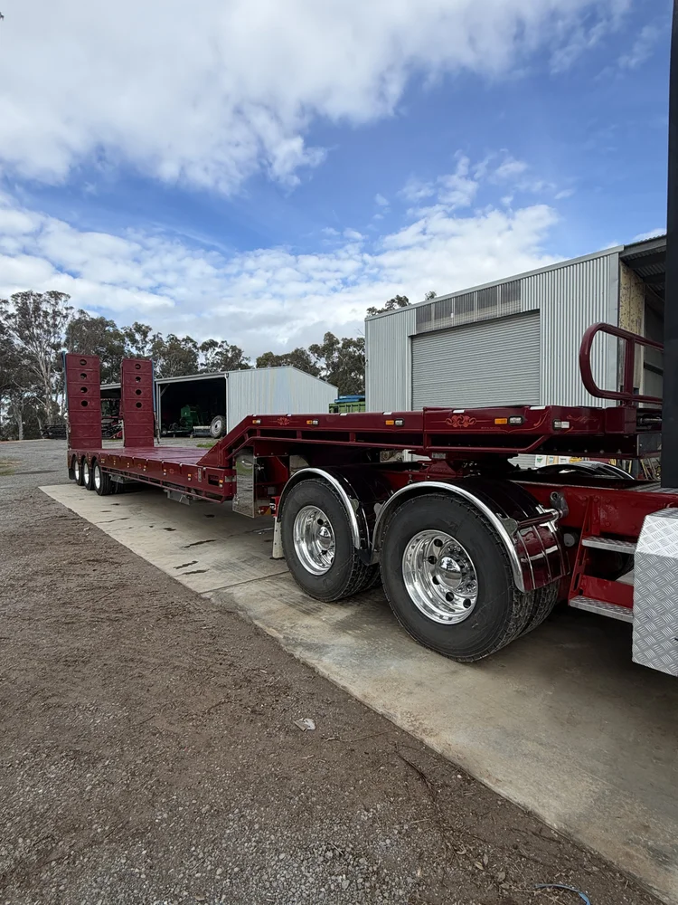 Lustec Tri Axle Low Loader for sale at Midstate Machinery Brokers