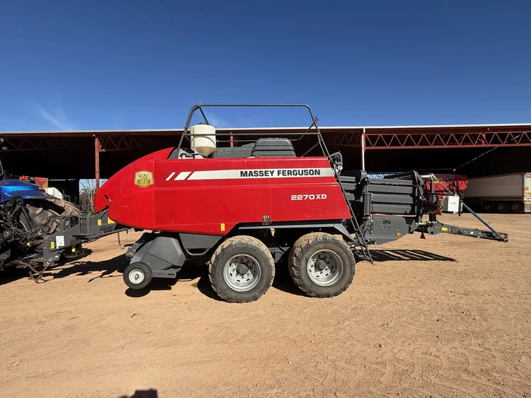 Massey Ferguson 2270XD Square Baler for sale at Midstate Machinery Brokers