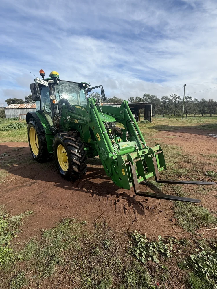 John Deere 5125R FWA with 543R Loader for sale at Midstate Machinery Brokers