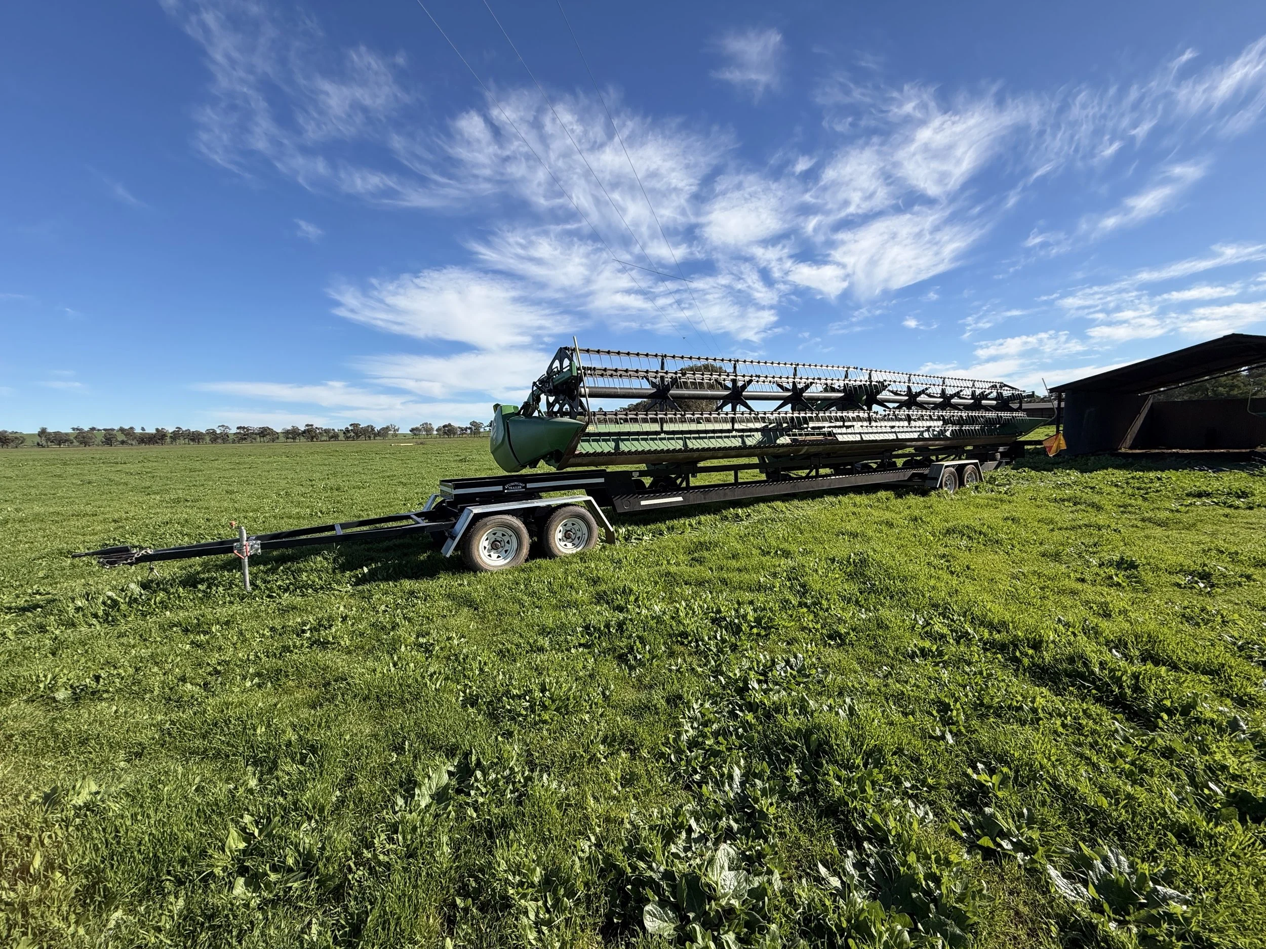 John Deere 640D Front + Trailer image 2