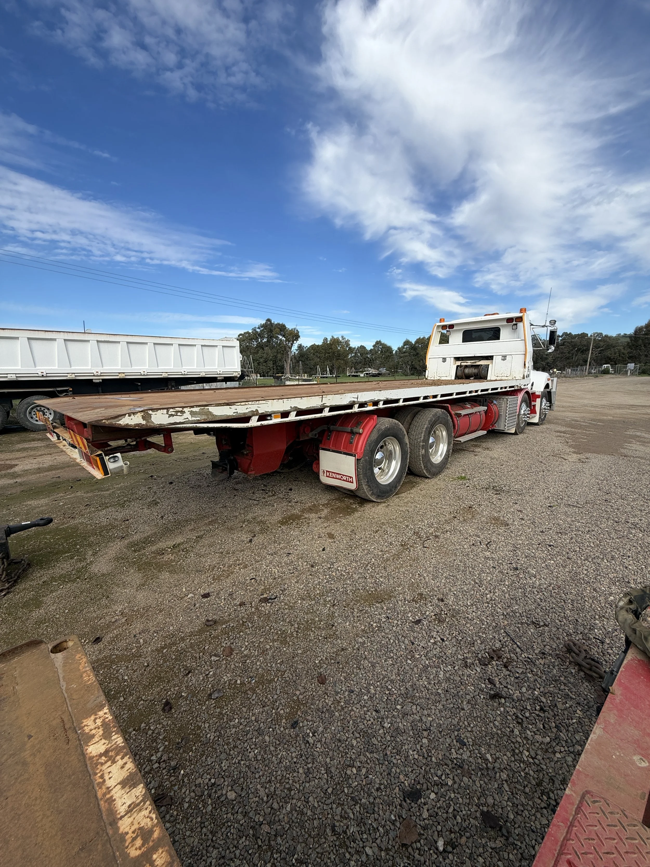 Kenworth T359 Twin Steer Tilt Tray with Trailer image 4