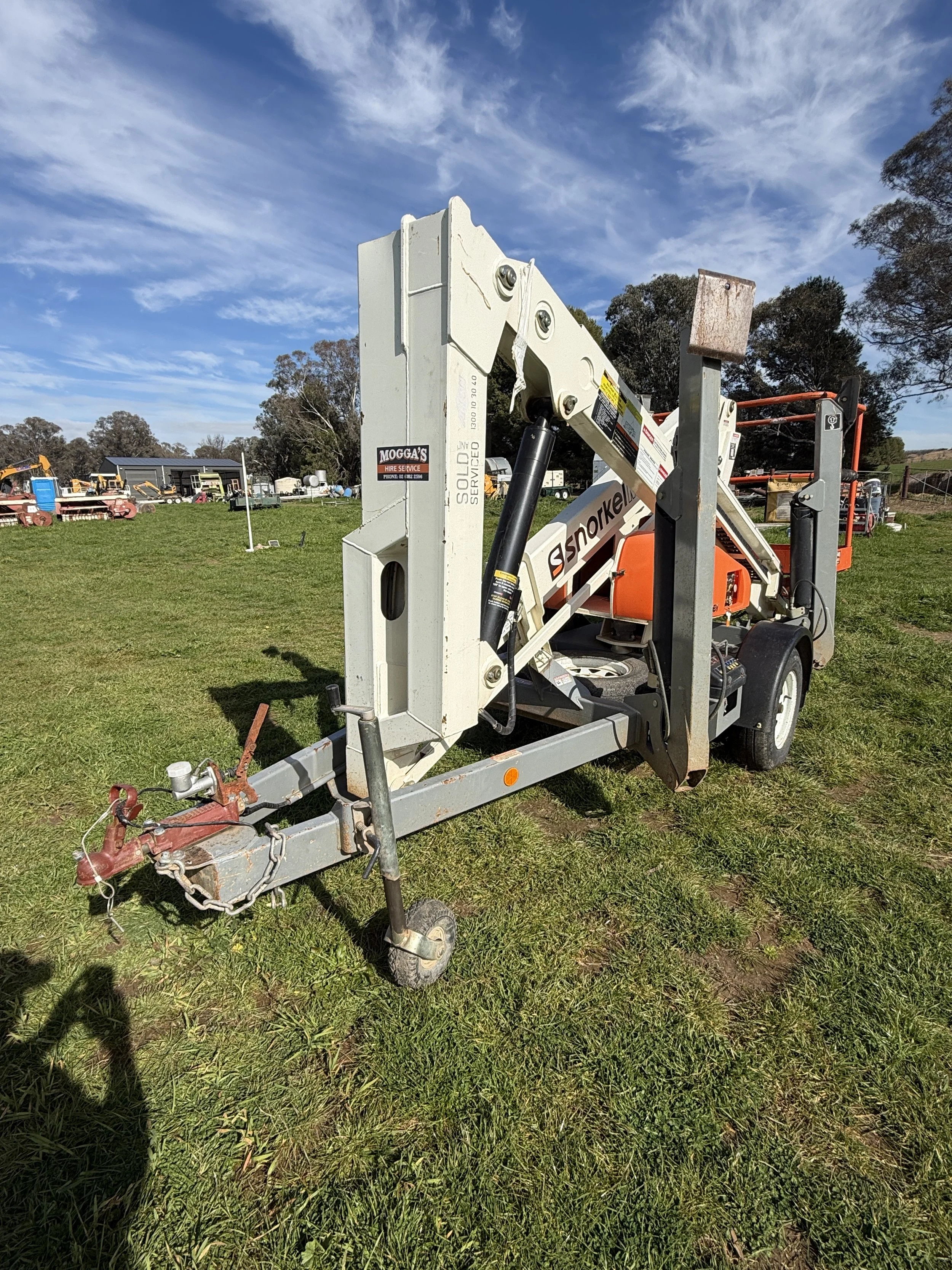 Snorkel MHP13AT Trailer Mounted Cherry Picker image 8