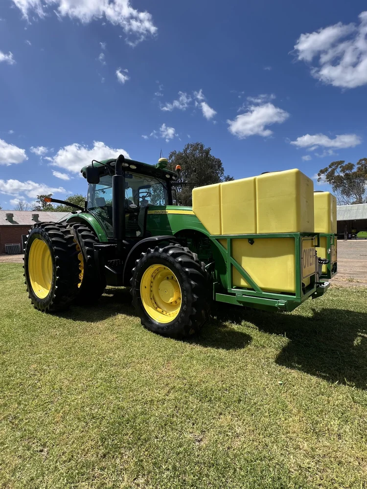 John Deere 8295R FWA + Hayes Front tanks for sale at Midstate Machinery Brokers