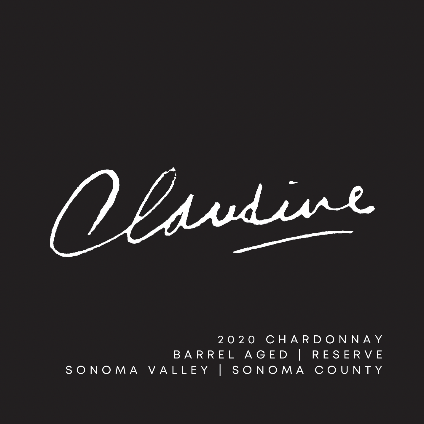 Claudine Wines Reserve chardonnay