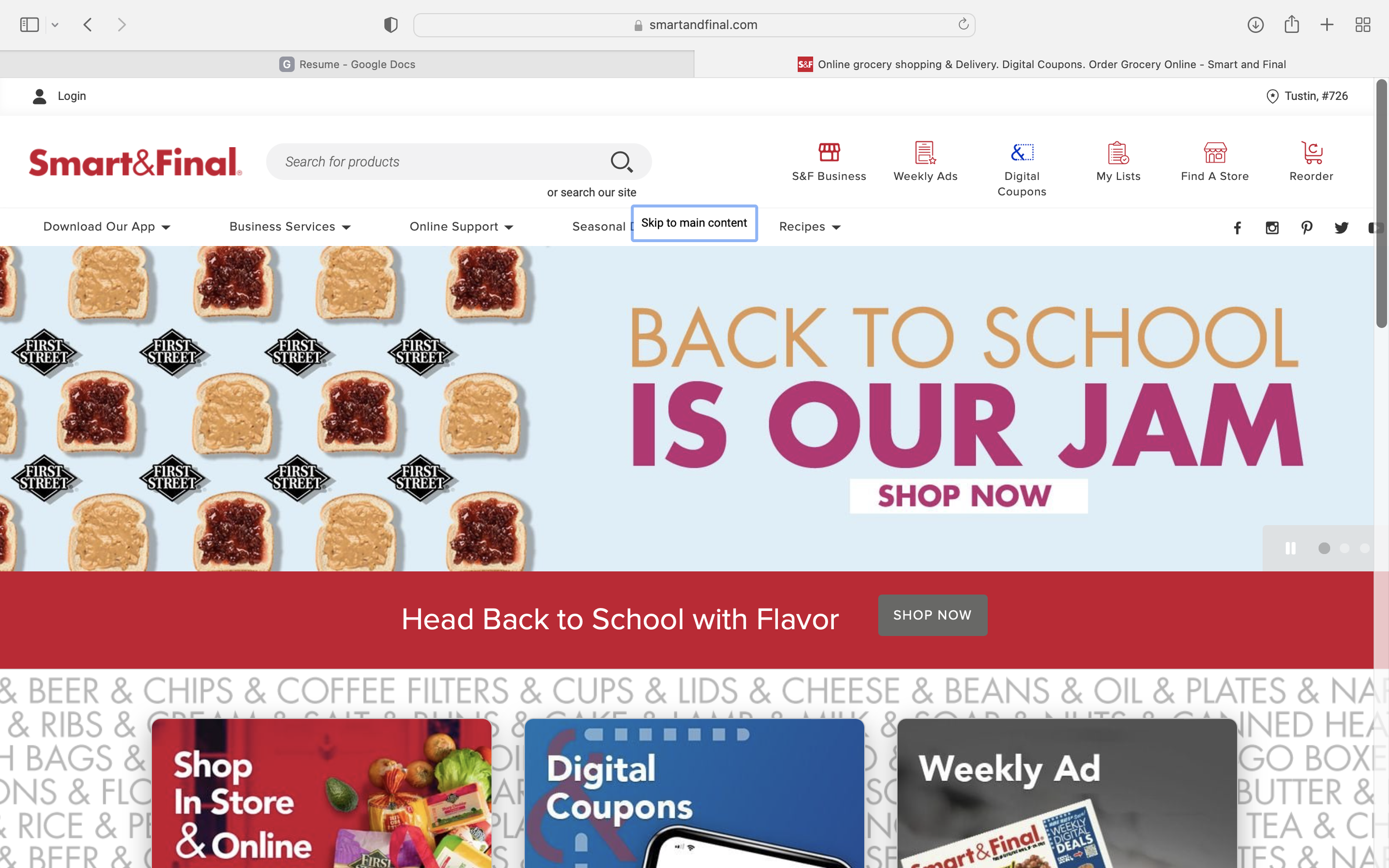 Smart&Final Digital Web Banner