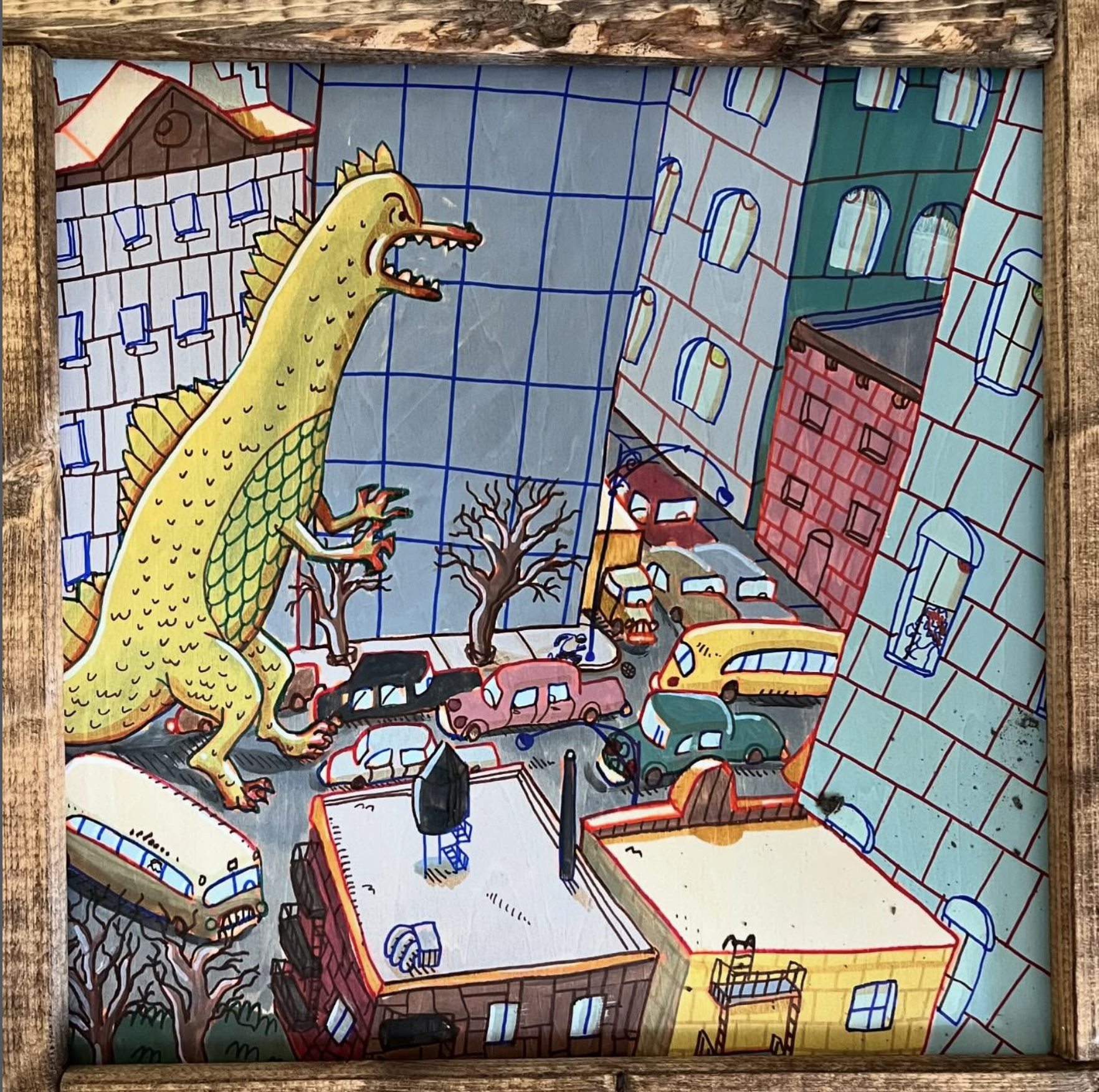 Art by local artist Aaron Wooten.