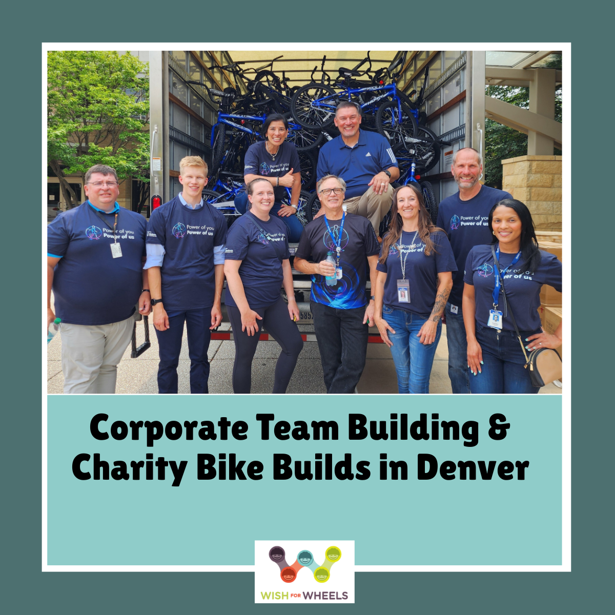 Corporate Team Building &amp; Charity Bike Builds in Denver