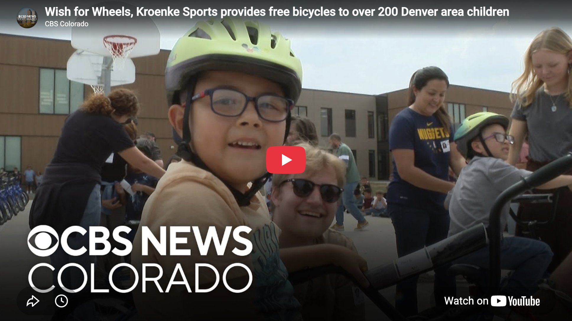 Wish for Wheels and Kroenke Sports Bring New Bikes to 200+ Denver Students