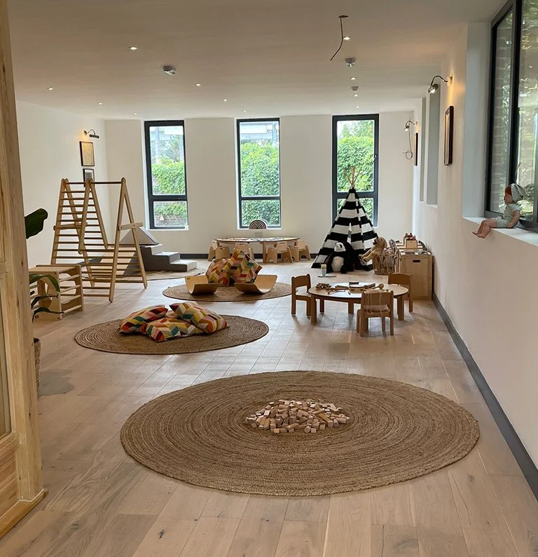 Childrens educational playroom at Abacus nursery school In Parkside