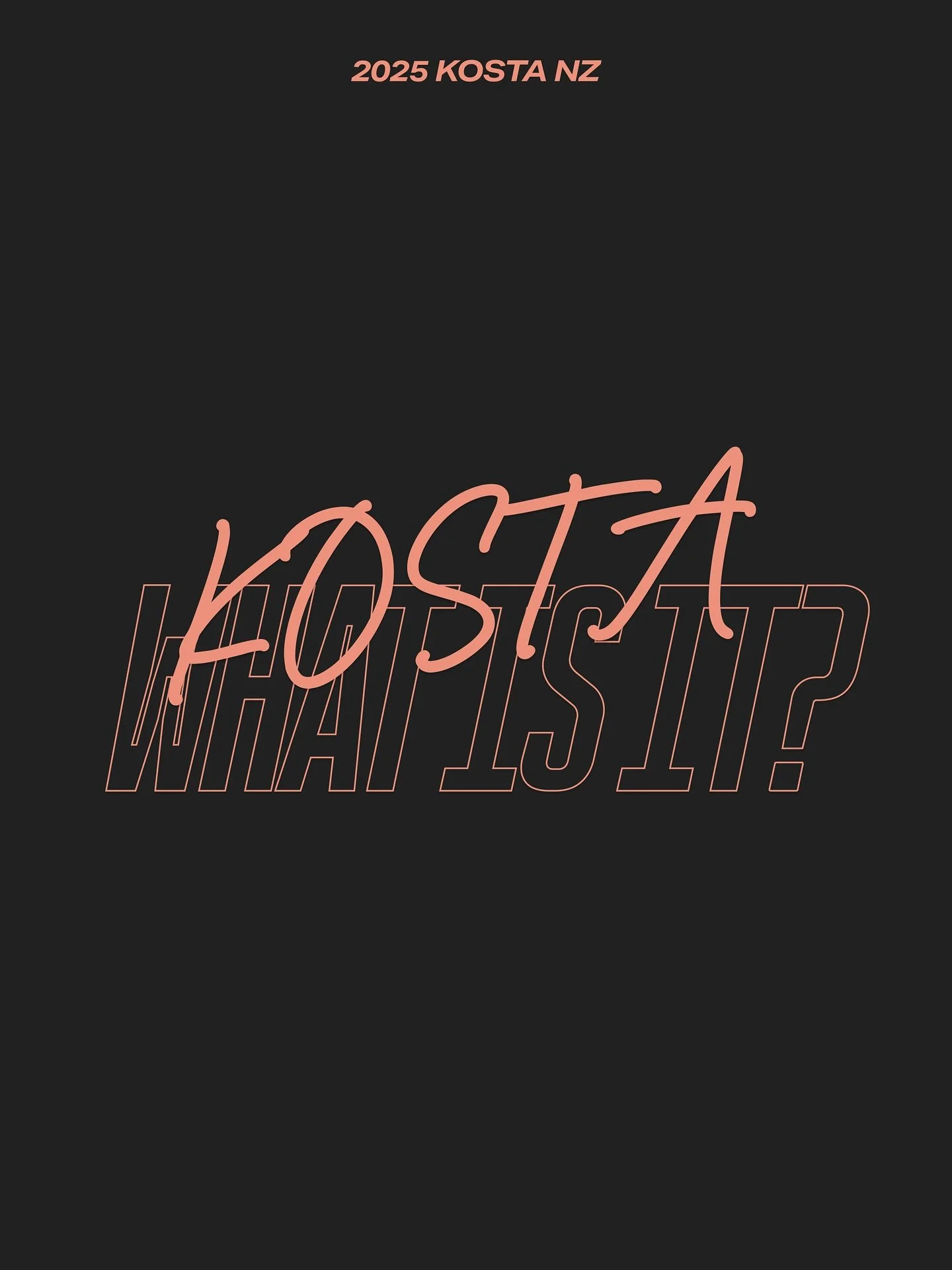 <KOSTA NZ>
KOrean STudents All nations 🌍
KOSTA는 뉴질랜드를 비롯한 세계 곳곳에서 청년, 청소년 코스타를 통해 복음을 전하고 청년, 청소년들을 말씀의 리더로 양성하는 MOVEMENT(복음중학생운동)입니다.
Join the movement that bridges generations.
Find out more at kosta.nz
#watchthisspace
#kostanz2025
@ko