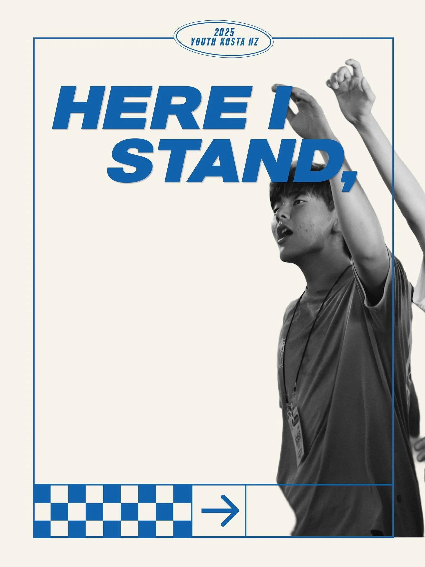 💙2025 Youth KOSTA NZ EARLYBIRD REMINDER 💙

청소년 코스타 EARLYBIRD SPECIAL이 12월 4일에 마감됩니다☝️😲
👉얼마 남지 않았으니 서둘러 등록해 주세요!👈

❗️온라인 등록 후, 참가비를 완납하셔야 EARLYBIRD가 적용됩니다❗️

내가 선 곳, 거룩한 땅
Here I Stand, Holy Ground
[출애굽기 3: 5]
⠀
*️⃣ 청소년 코스타
|  16-19 DEC 25
|  CYC