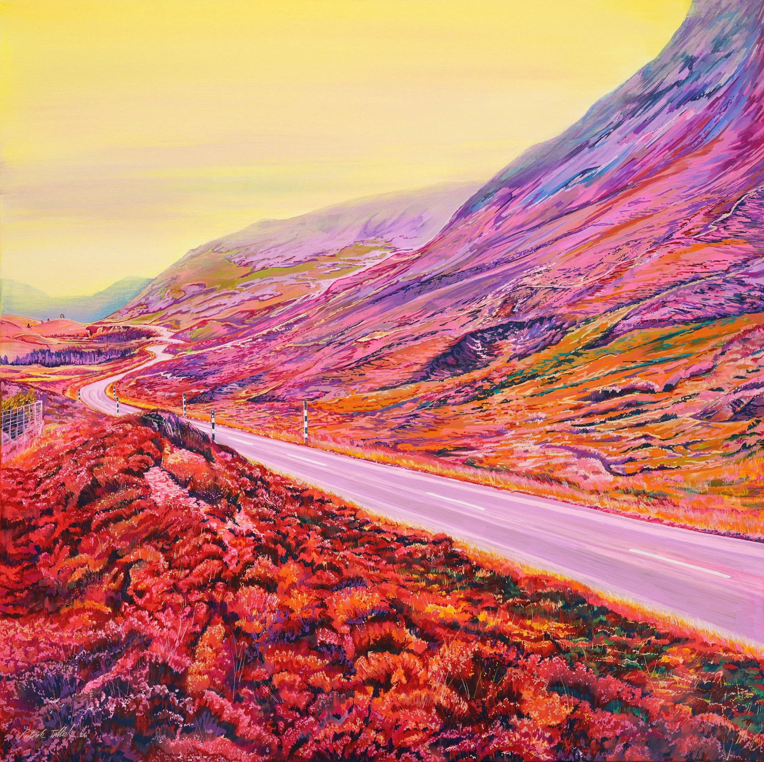 Cairngorms, Scotland
(Acrylic on canvas 1m x 1m)