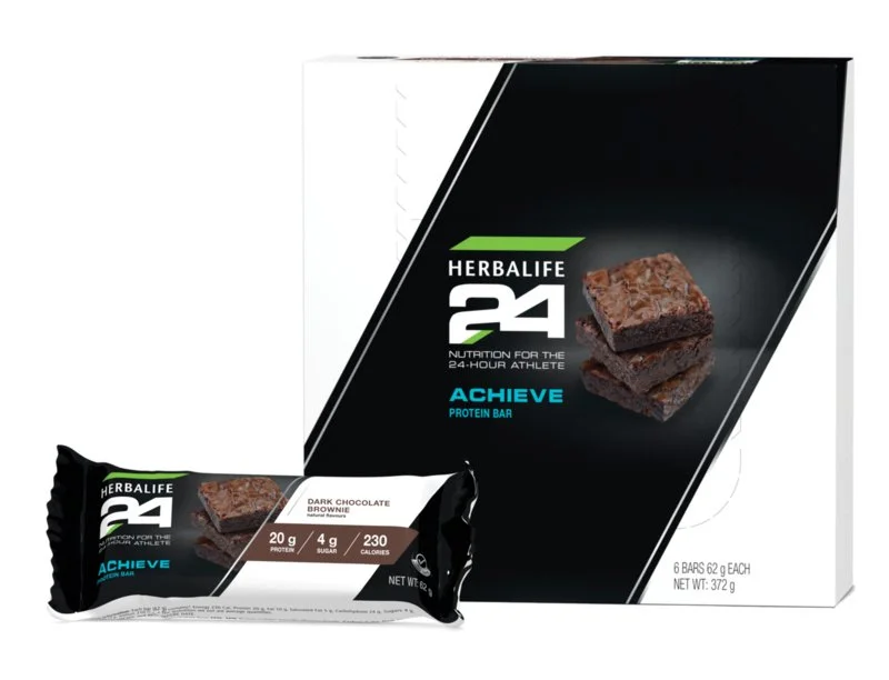 H24 Achieve Protein Bar – Dark Chocolate Brownie 6 bars per box