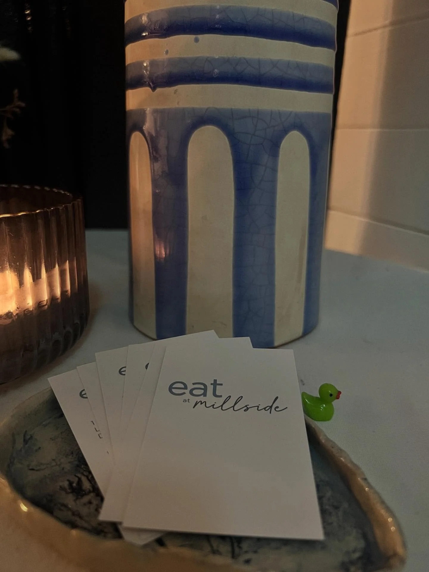 We had some small and special mystery guests at the weekend 🐥 These little duckies popped up all over the restaurant on Saturday night, it’s driving us quackers working out which of our guests left them for us 🤔🤔 If it was you get in touch a