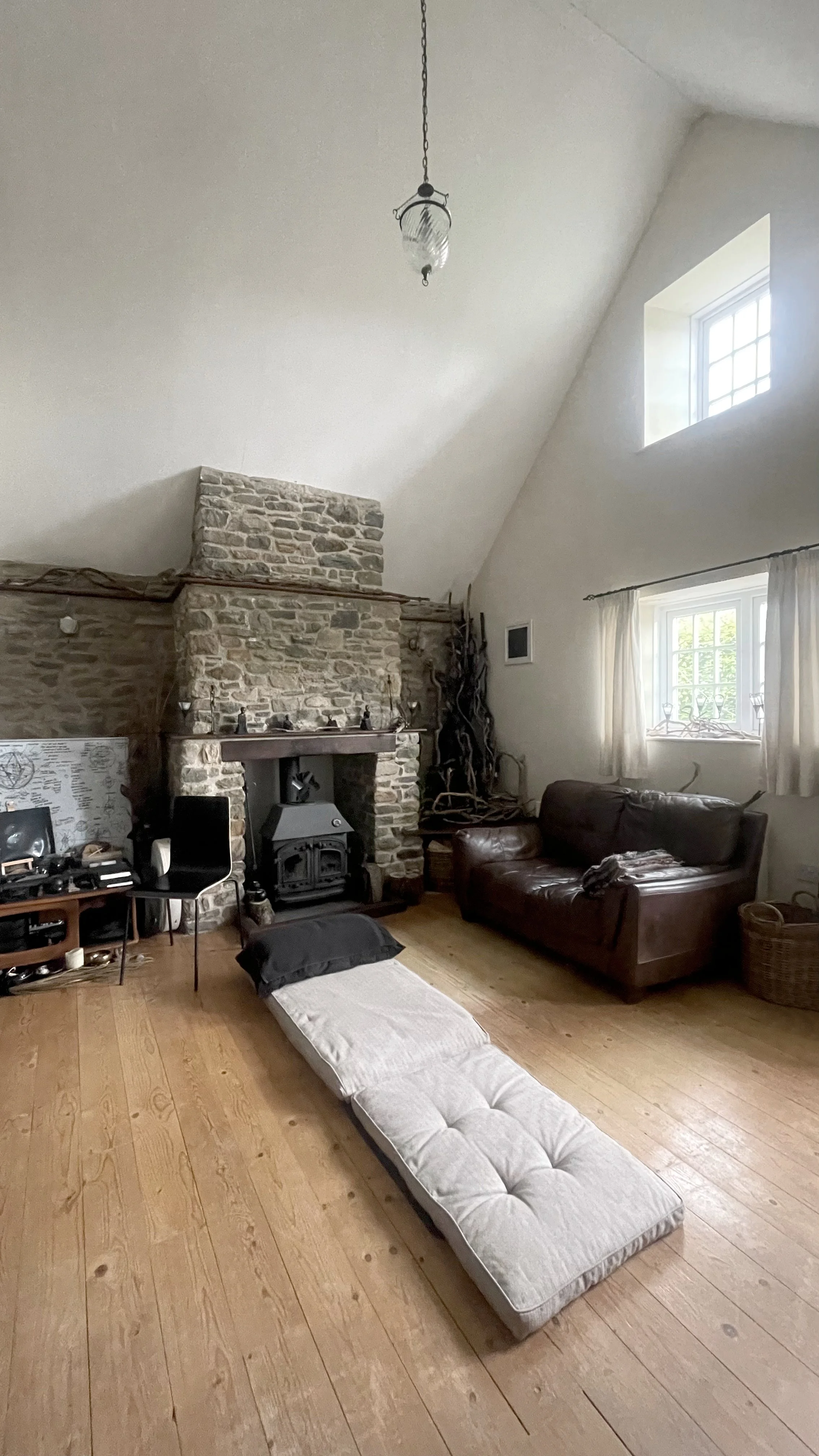 Shamanic healing room at Rochilez & Conner near Brechfa and Carmarthen in West Wales